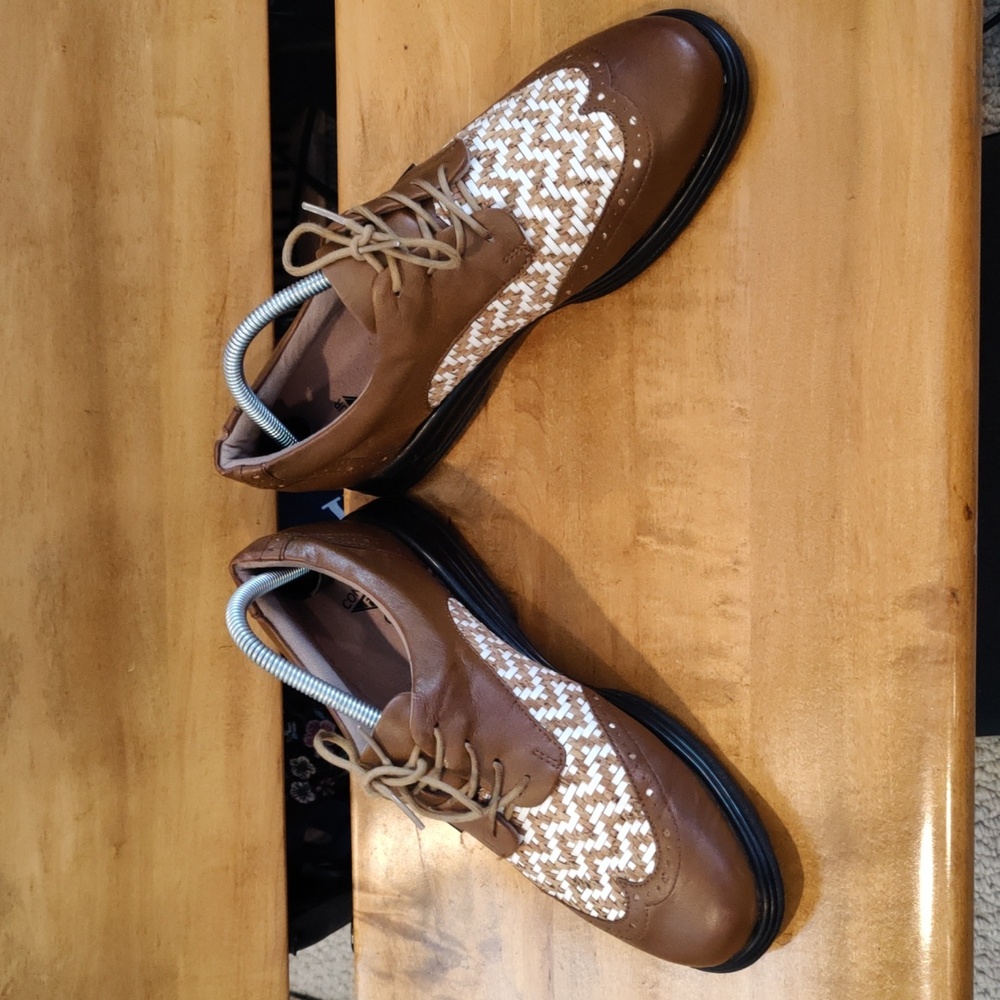Sandbaggers Charlie Women's Golf Shoes Brown Size 10 - Picture 3 of 12
